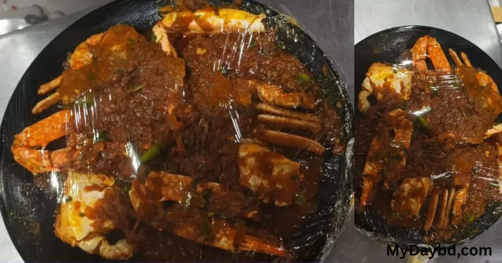 কাঁকড়া খাওয়া কি হালাল - মশলা দিয়ে রান্না করা সামুদ্রিক কাঁকড়া - MyDayBD